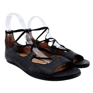 Gentle Souls Peep Toe Flats - Size 7.5